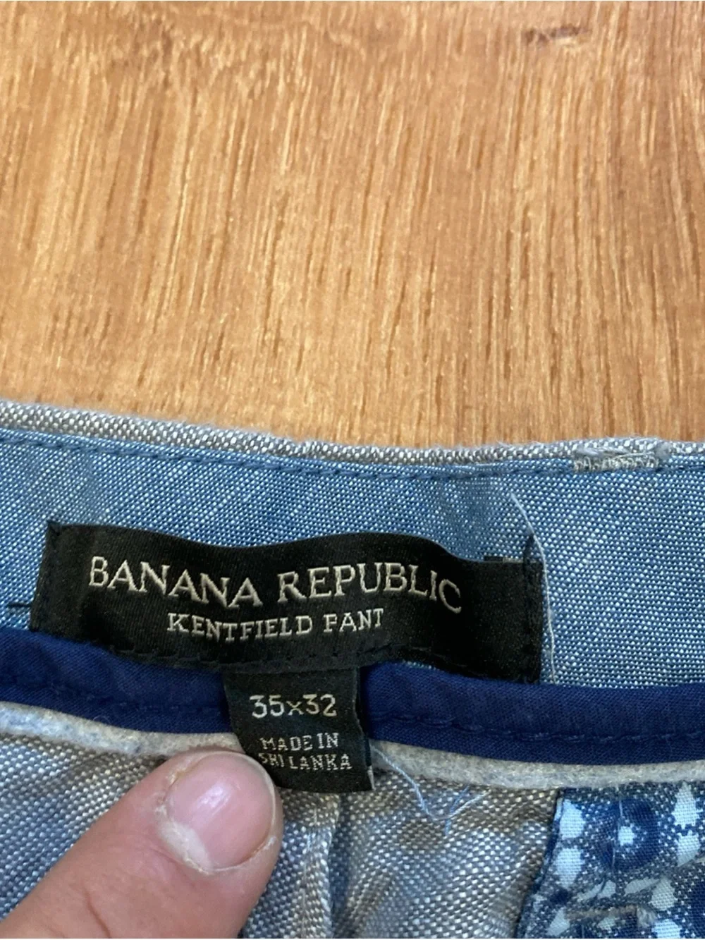 Banana Republic Linen Blend Pants Mens Kentfield Gray Casual Dress Preppy